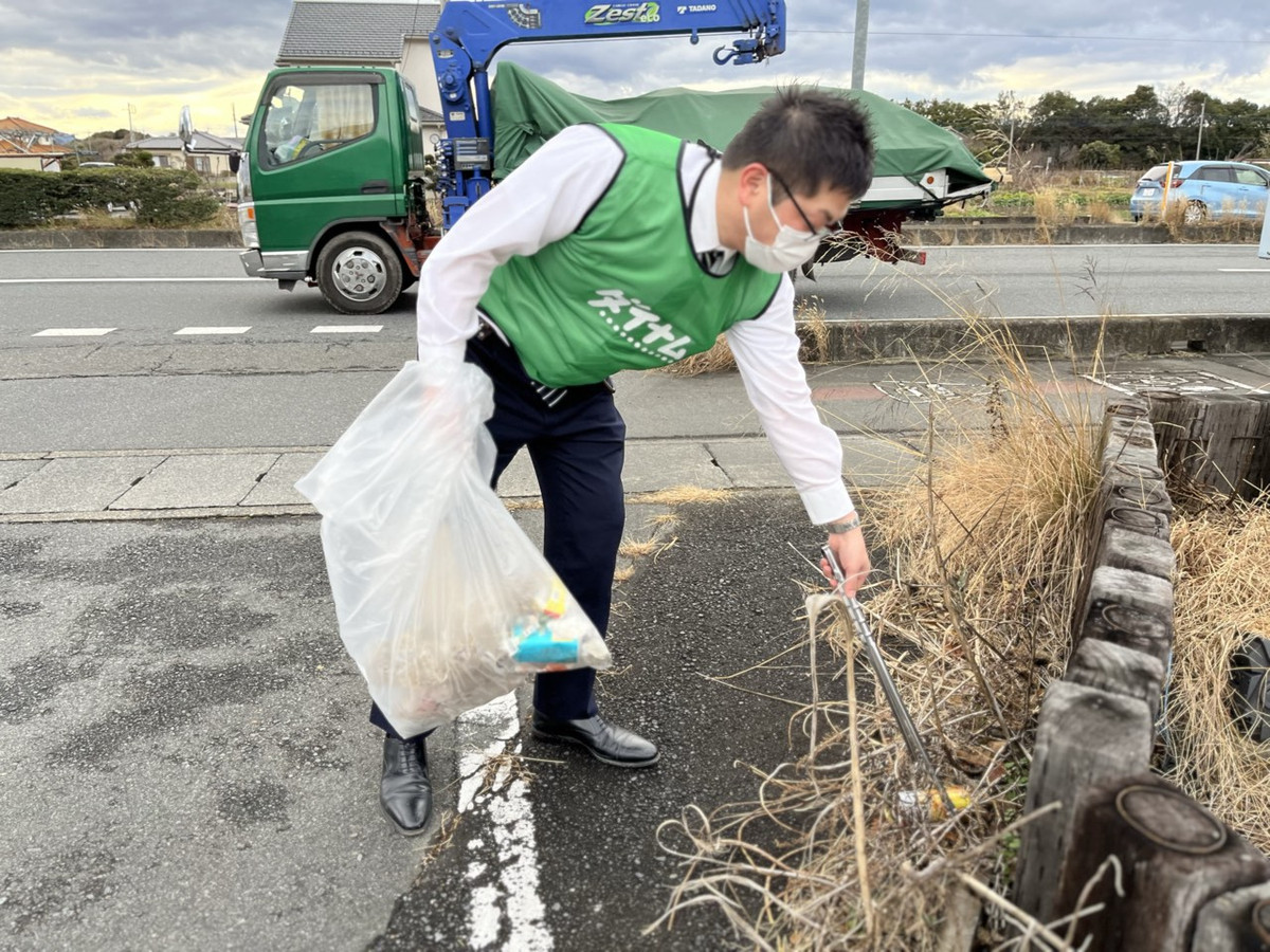 ダイナムグループの社会貢献活動ブログ ダイナム群馬藤岡店が地域清掃を行いました